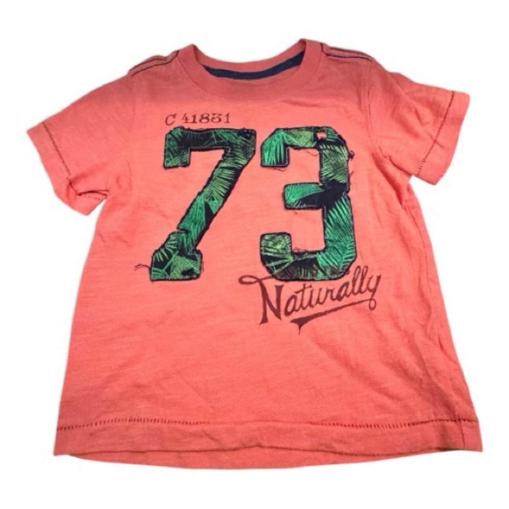 Cherokee Coral Tee with Green 73 Design